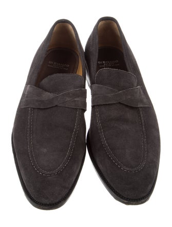 Di Bianco Suede Loafers