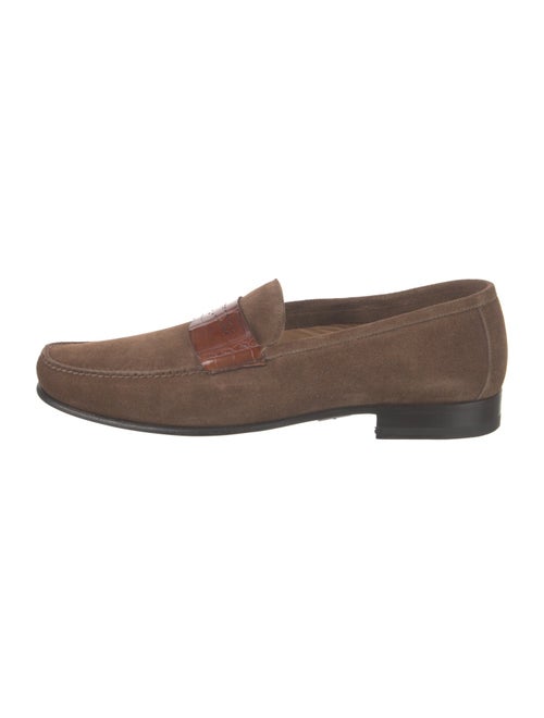Di Bianco Suede Dress Loafers