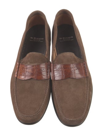 Di Bianco Suede Dress Loafers