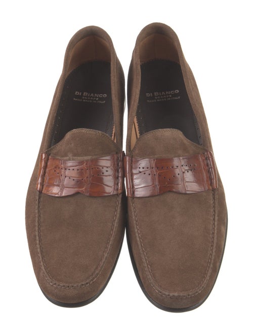 Di Bianco Suede Dress Loafers
