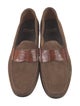 Di Bianco Suede Dress Loafers