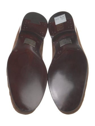 Di Bianco Suede Dress Loafers