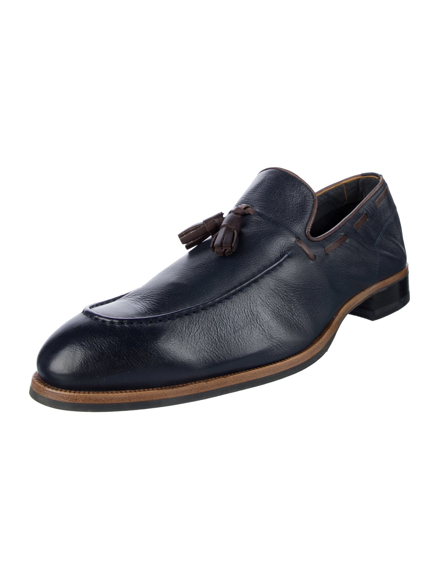 Di Bianco Leather Dress Loafers