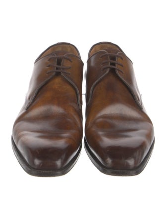 Di Bianco Leather Derby Shoes
