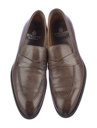 Di Bianco Leather Dress Loafers