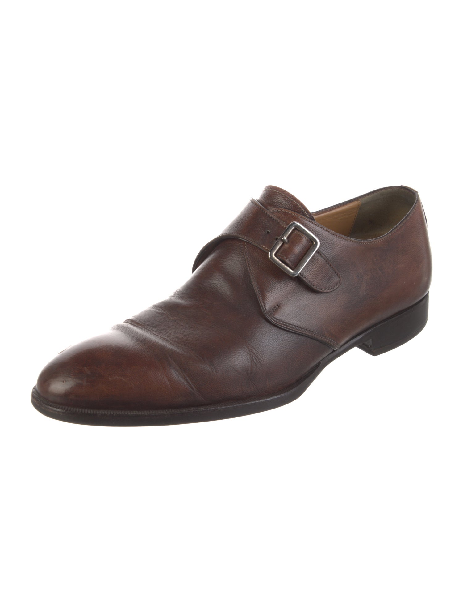 Di Bianco Leather Monk Straps