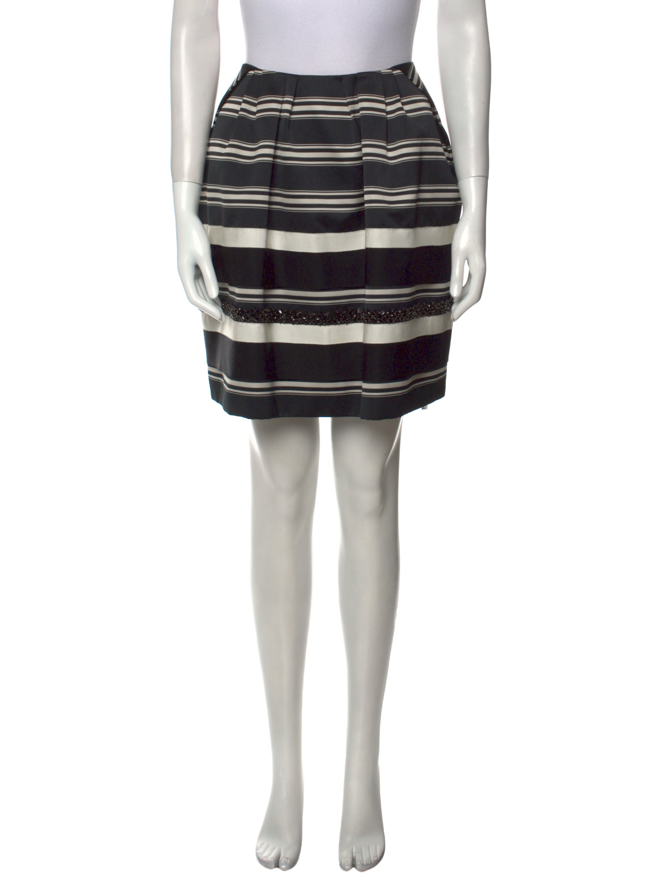 Dice Kayek Striped Mini Skirt