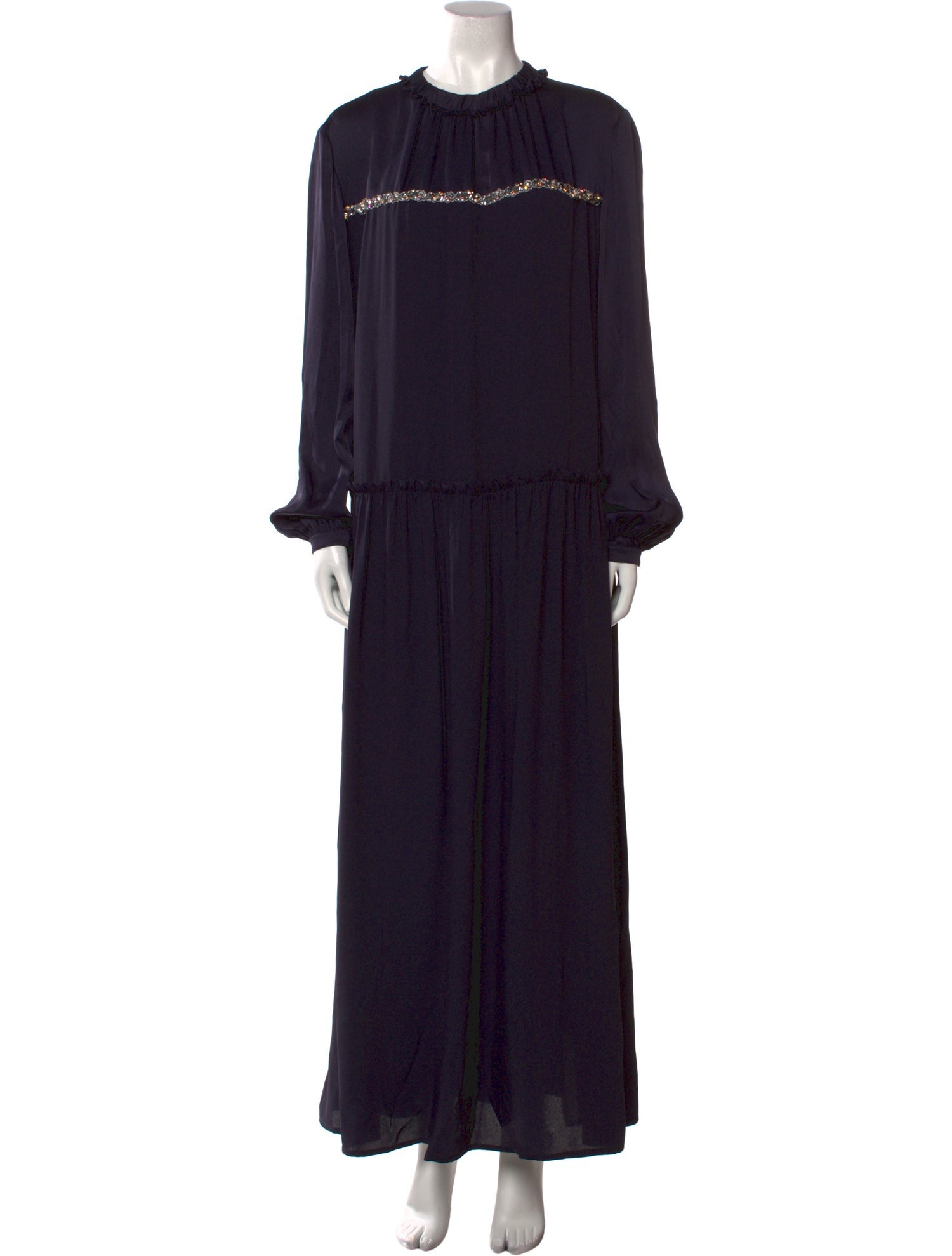 Dice Kayek Mock Neck Long Dress