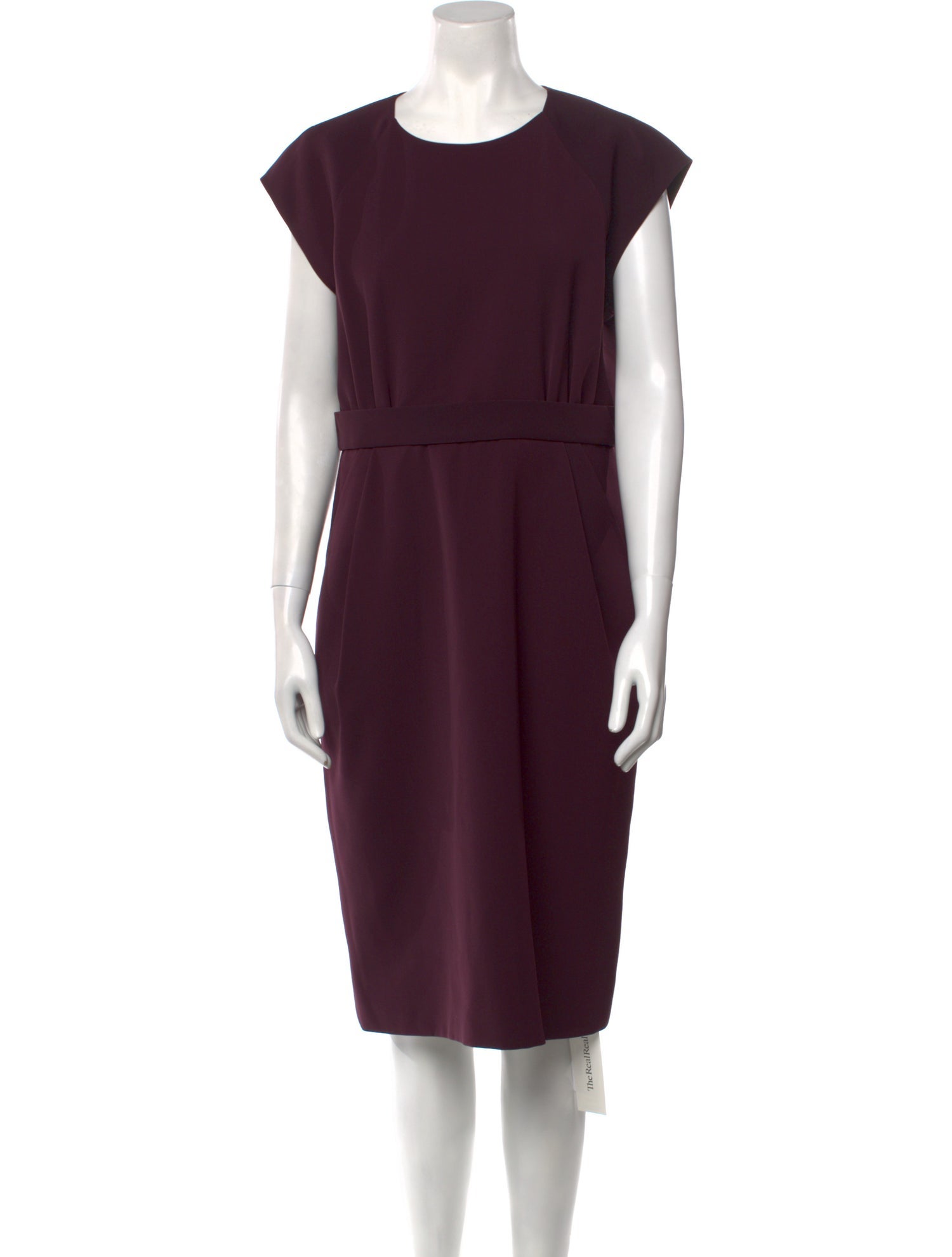 Dice Kayek Crew Neck Knee-Length Dress