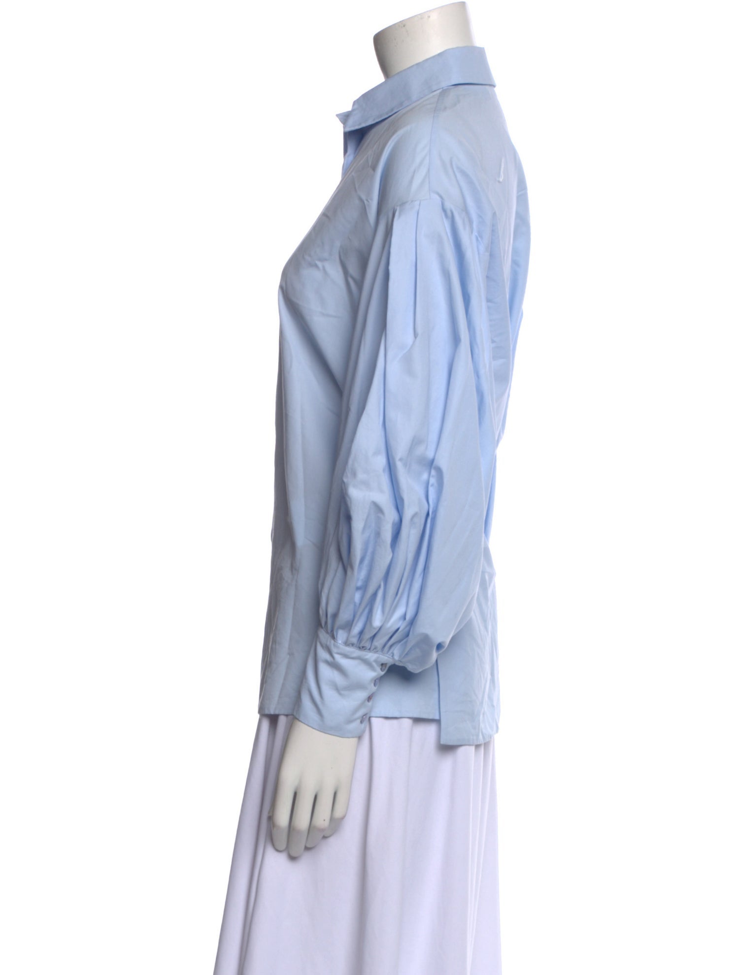 Dice Kayek Long Sleeve Button-Up Top