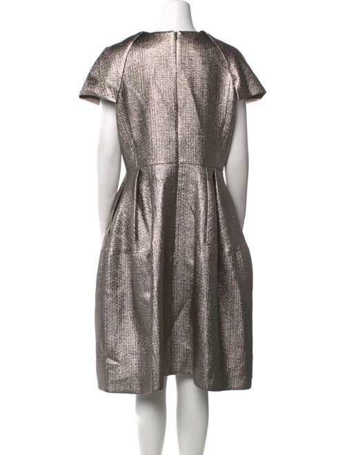 Dice Kayek Crew Neck Midi Length Dress