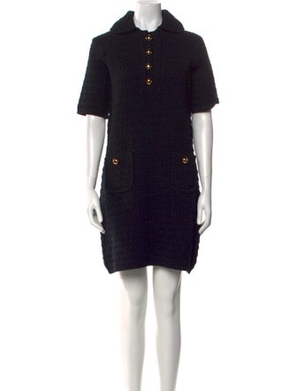 Dice Kayek Wool Mini Dress