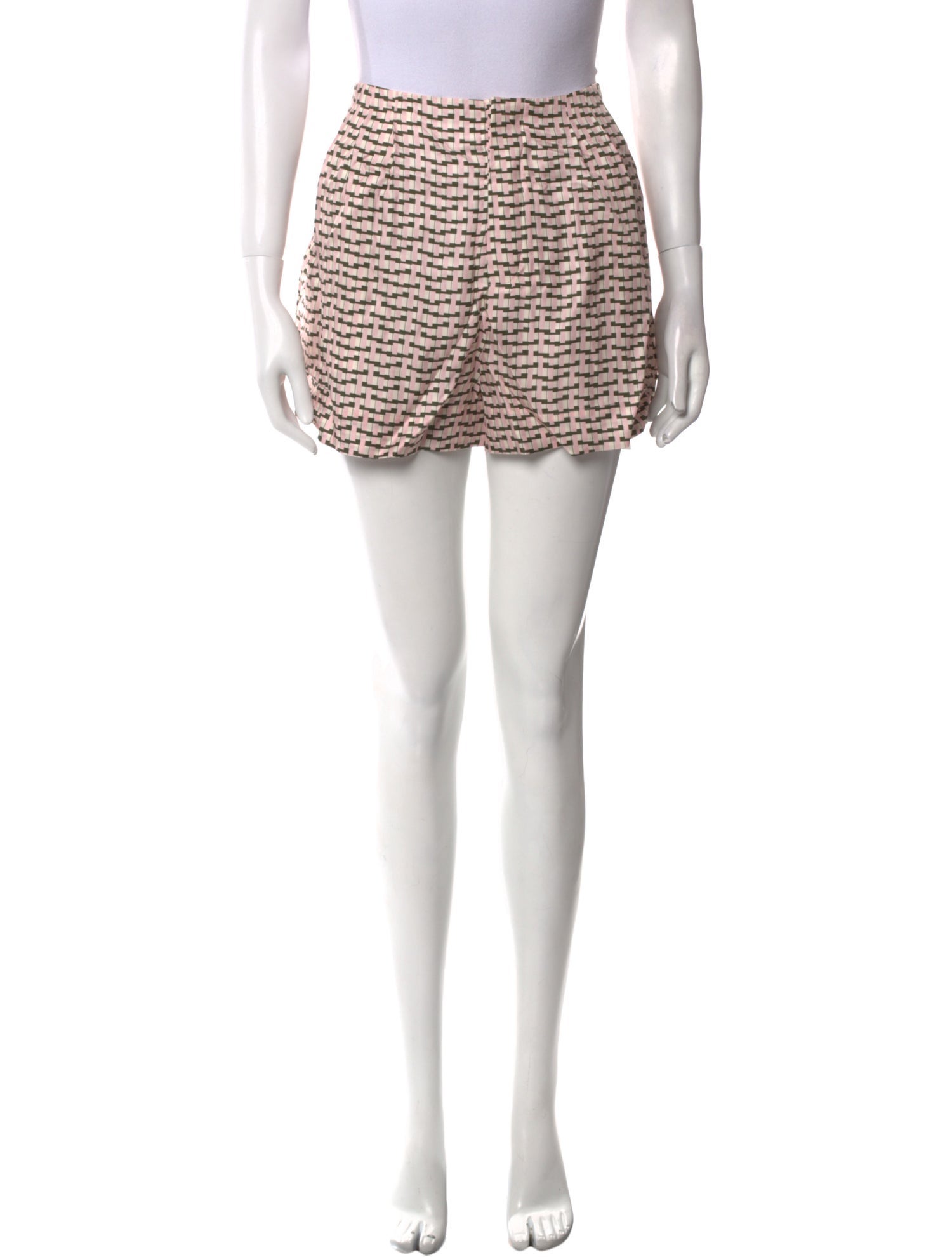 Dice Kayek Silk Mini Shorts