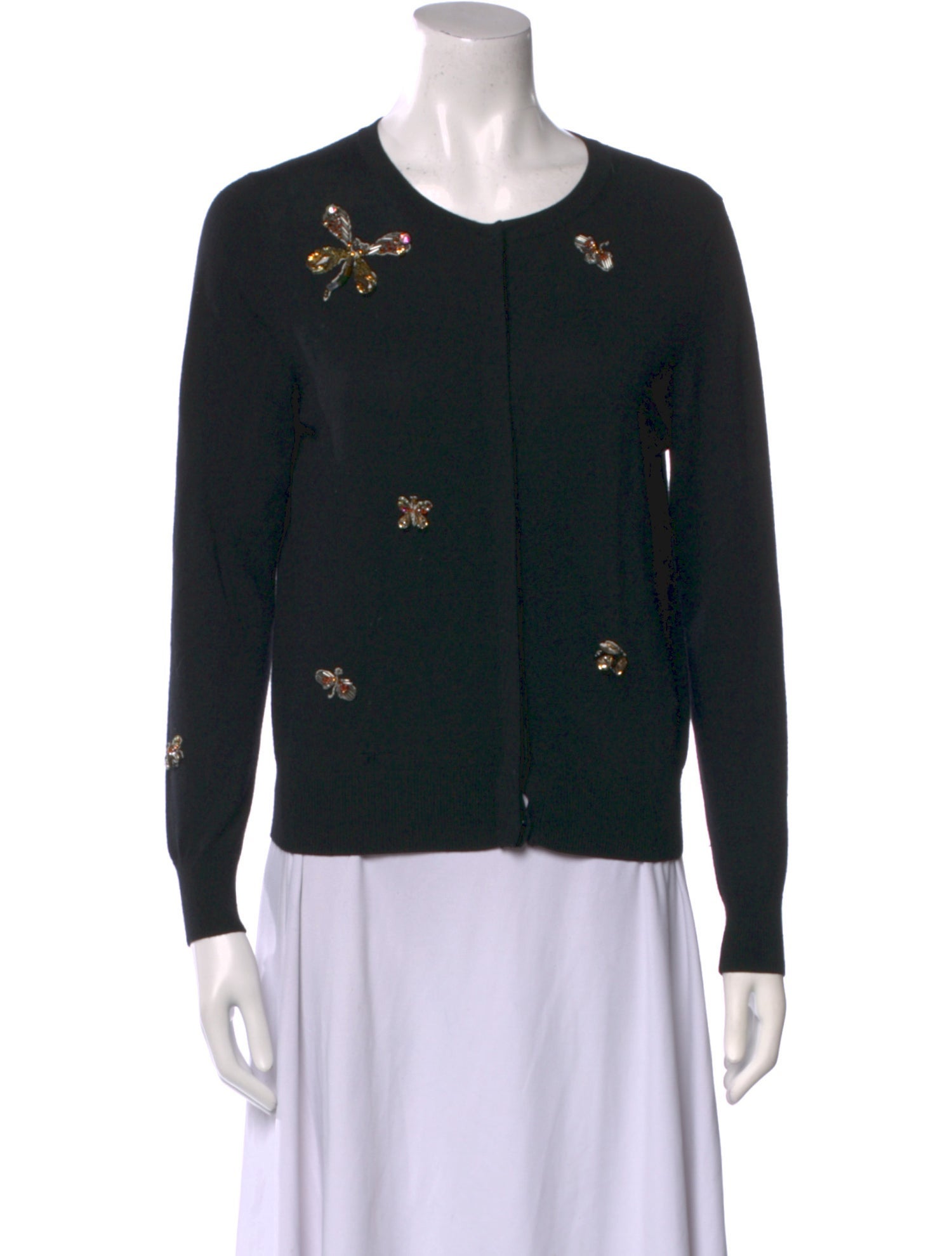 Dice Kayek Merino Wool Printed Sweater