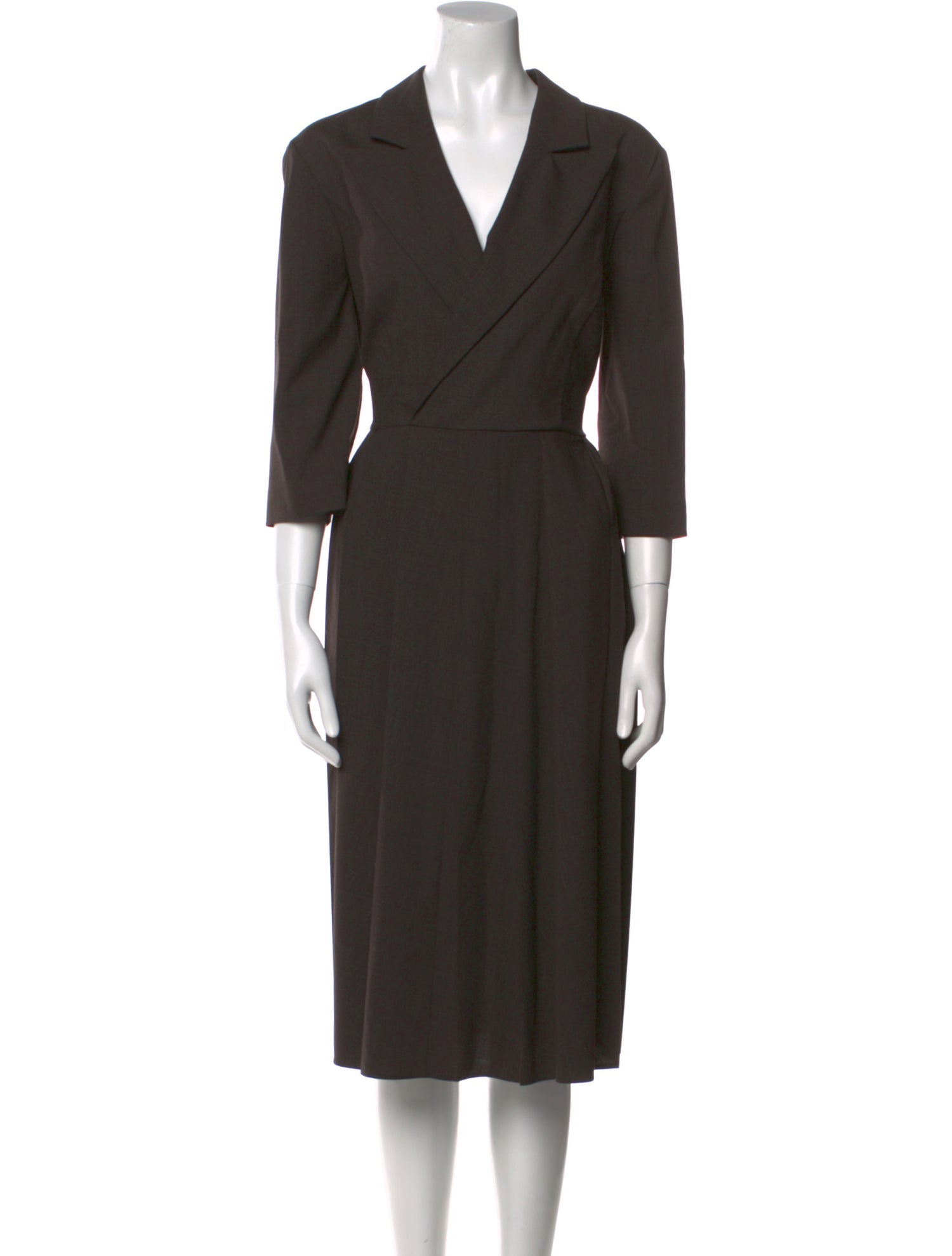 Dice Kayek Wool Knee-Length Dress