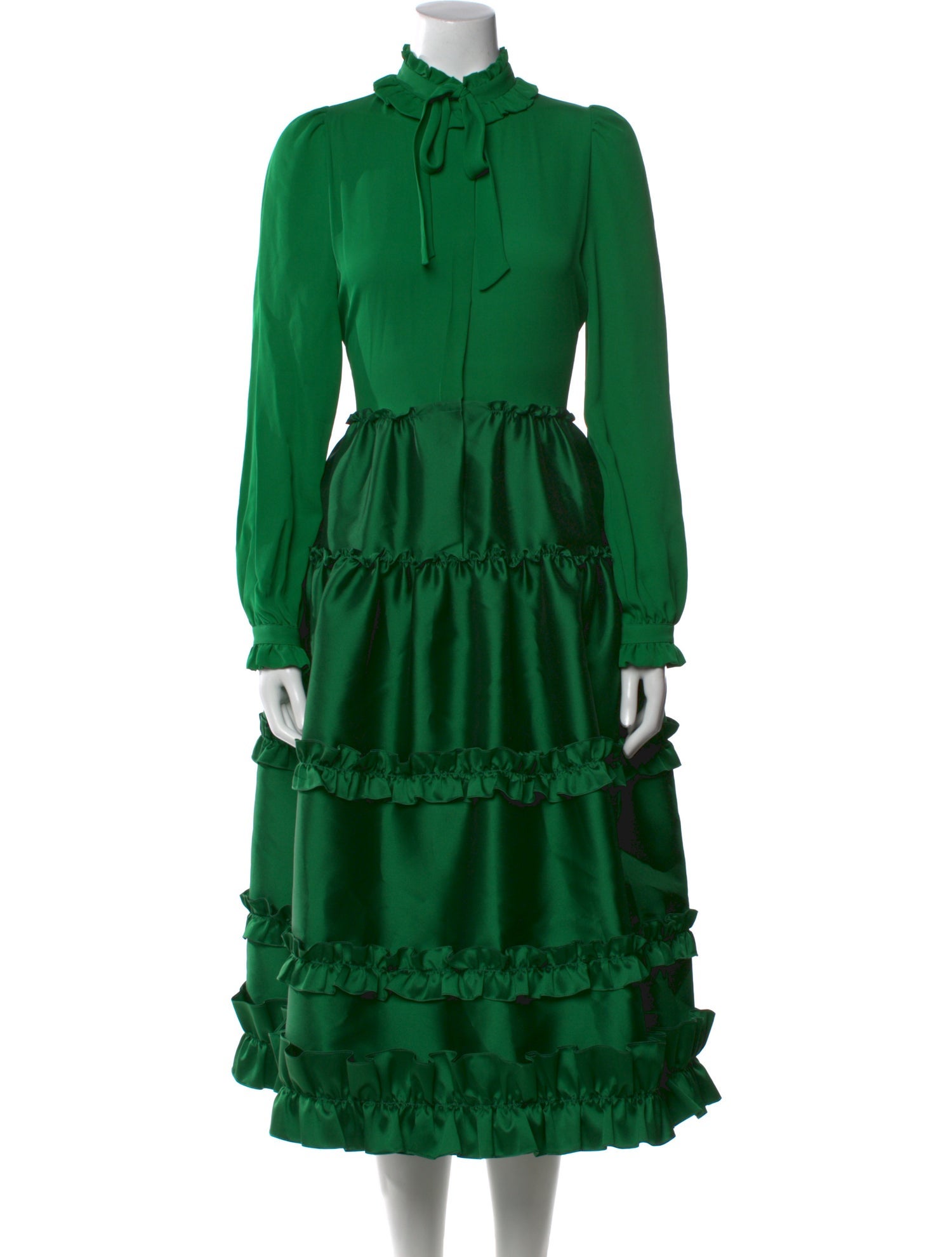 Dice Kayek Silk Midi Length Dress