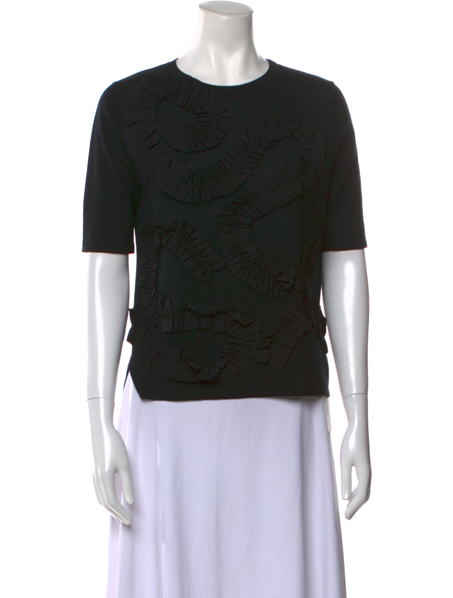 Dice Kayek Merino Wool Printed Top