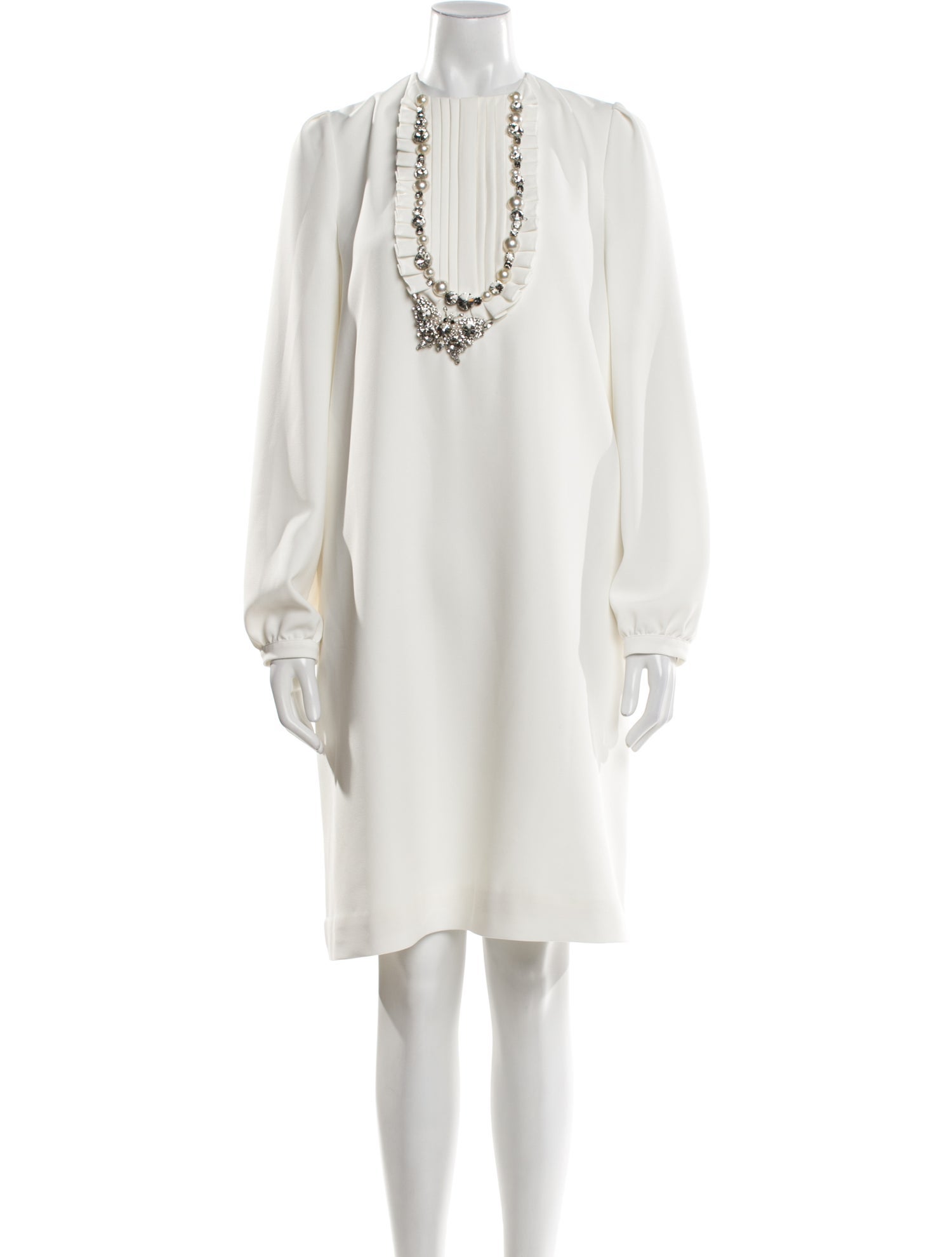 Dice Kayek Crew Neck Knee-Length Dress