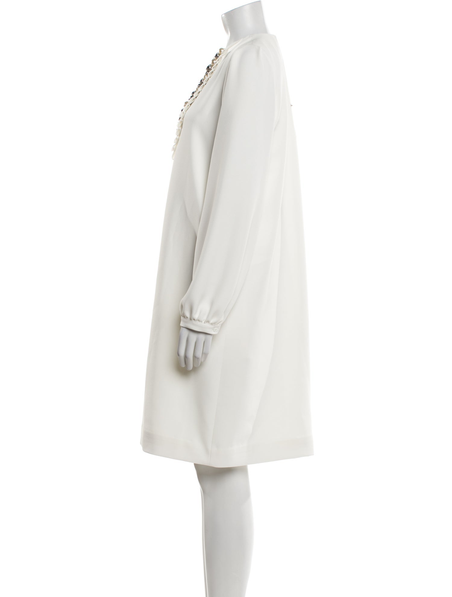 Dice Kayek Crew Neck Knee-Length Dress