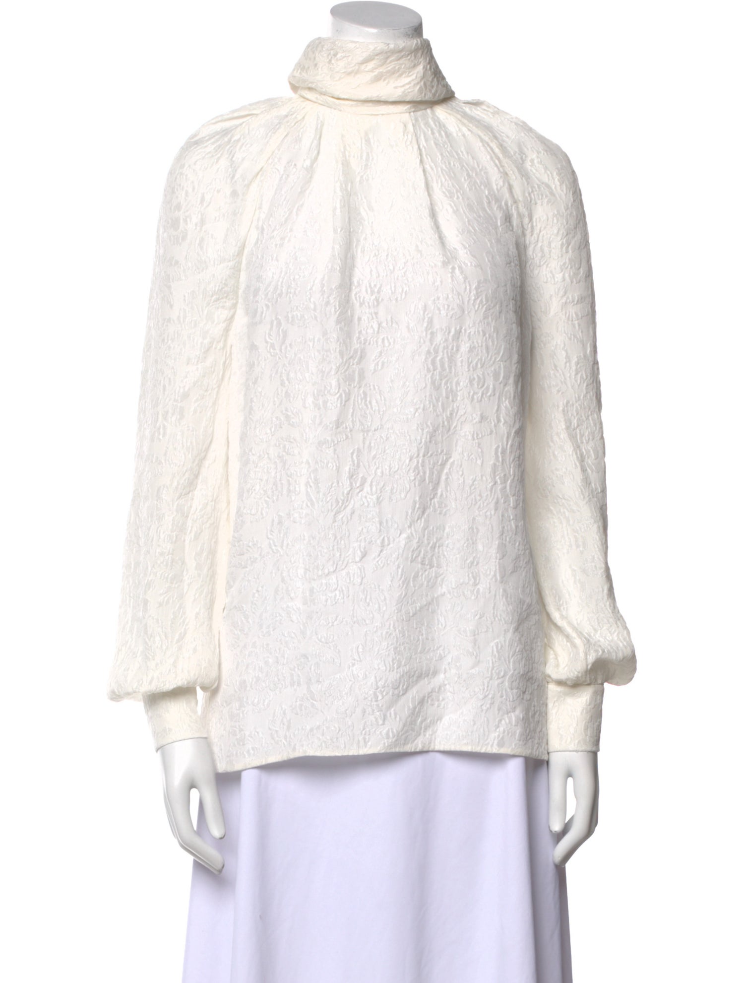 Dice Kayek Turtleneck Long Sleeve Blouse