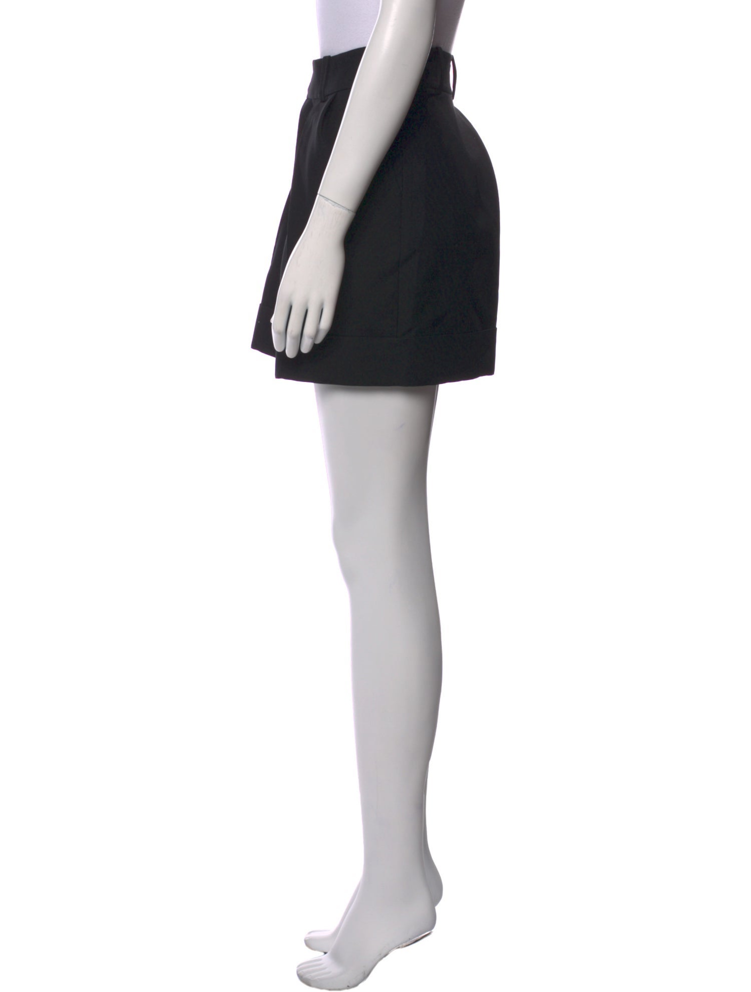 Dice Kayek Wool Mini Shorts