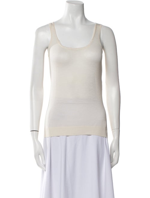 Dice Kayek Silk Scoop Neck Top