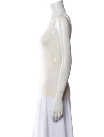 Dice Kayek Silk Scoop Neck Top