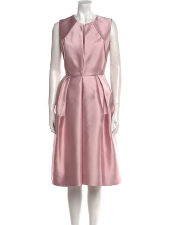 Dice Kayek Satin Midi Length Dress