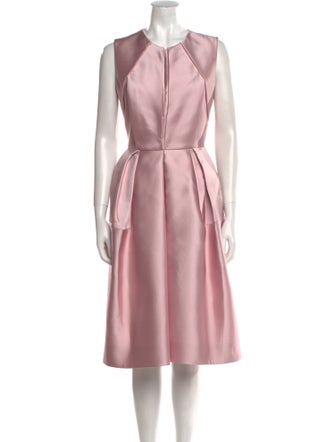 Dice Kayek Satin Midi Length Dress