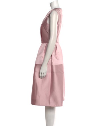 Dice Kayek Satin Midi Length Dress