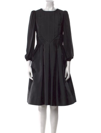 Dice Kayek Bateau Neckline Midi Length Dress