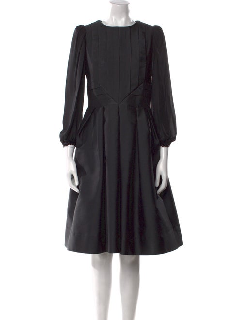 Dice Kayek Bateau Neckline Midi Length Dress