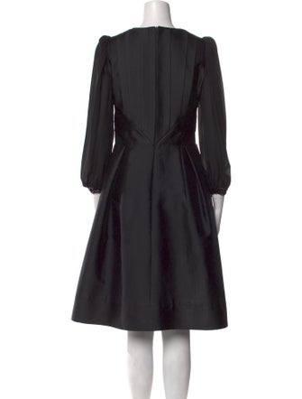 Dice Kayek Bateau Neckline Midi Length Dress