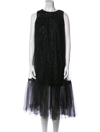 Dice Kayek Sequin Midi Length Dress
