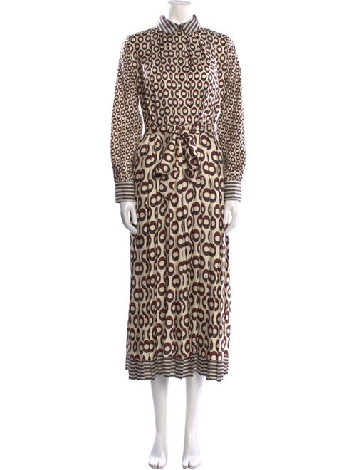 Dice Kayek Animal Print Long Dress