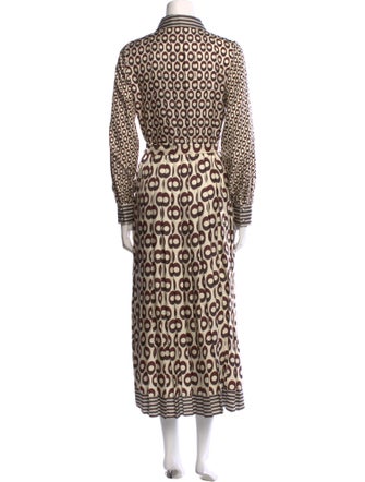 Dice Kayek Animal Print Long Dress