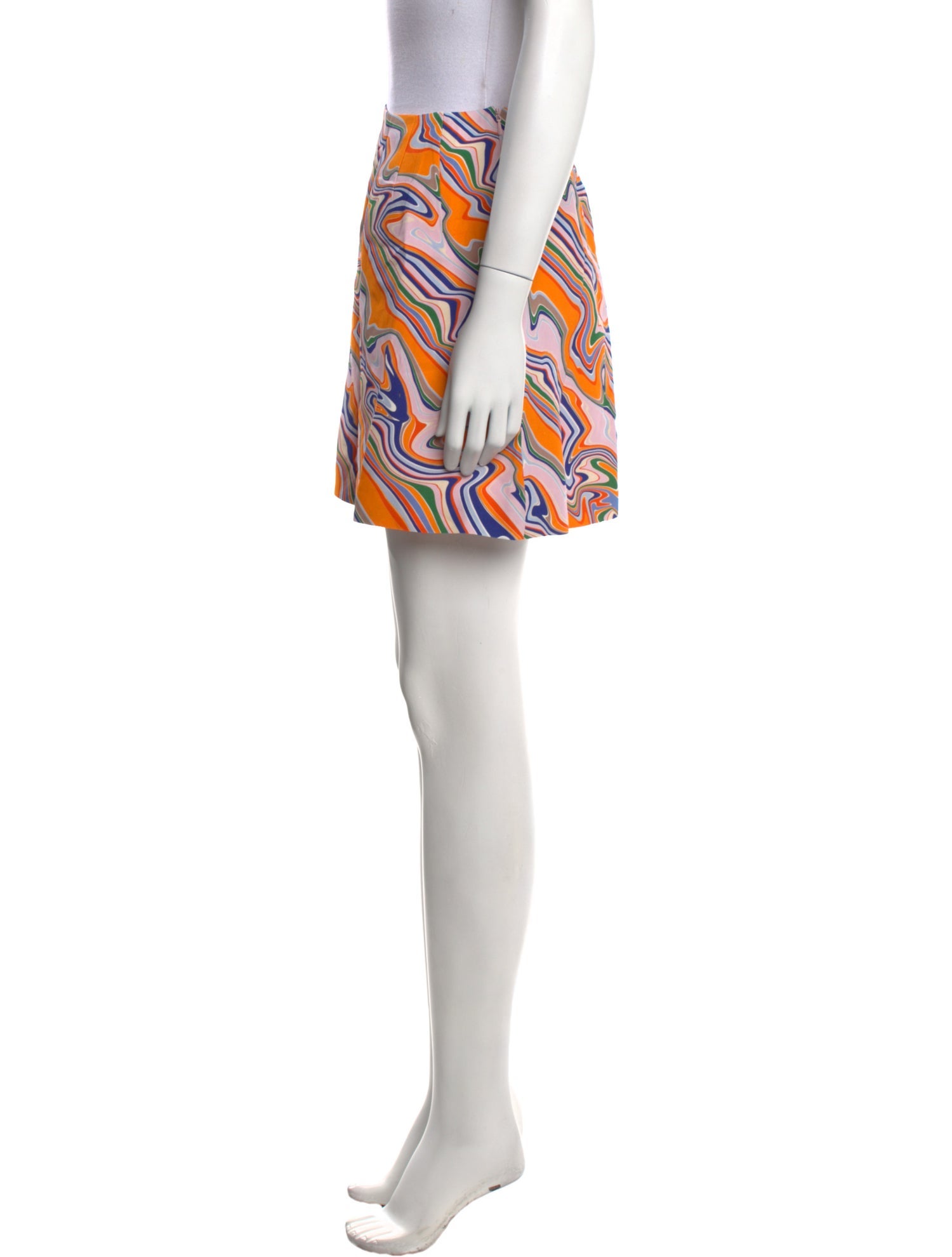 Dice Kayek Printed Mini Skirt