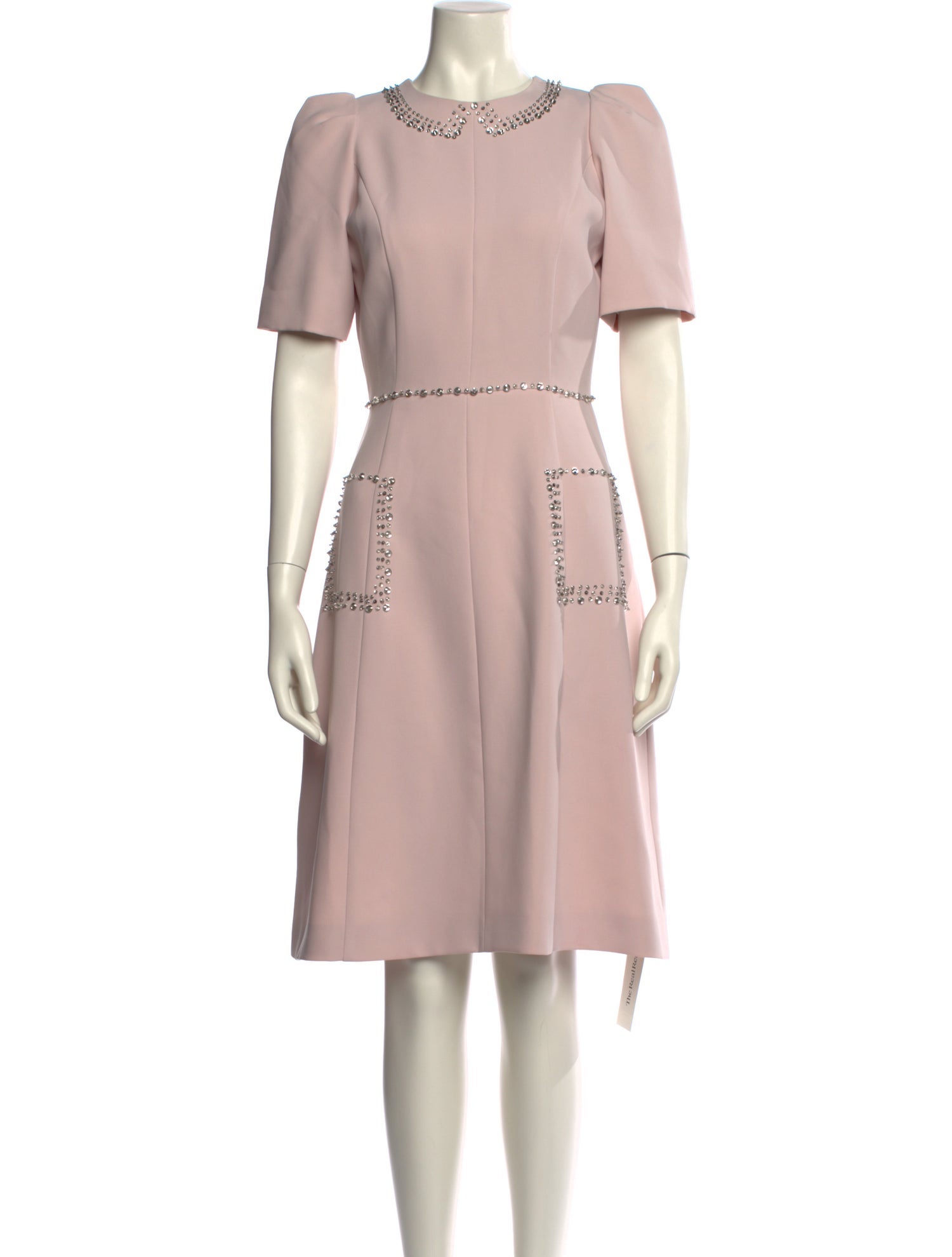 Dice Kayek Crew Neck Knee-Length Dress w/ Tags