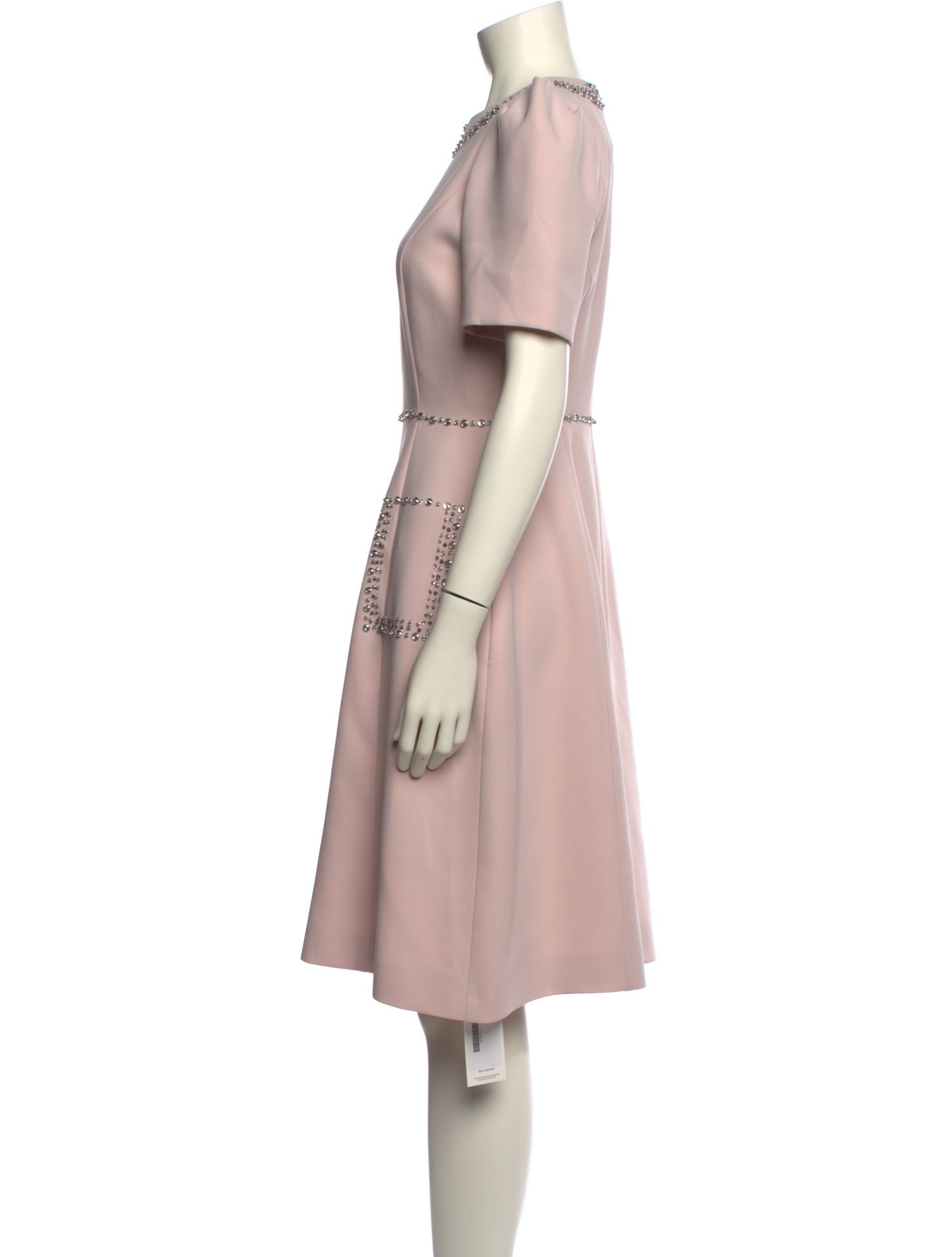 Dice Kayek Crew Neck Knee-Length Dress w/ Tags