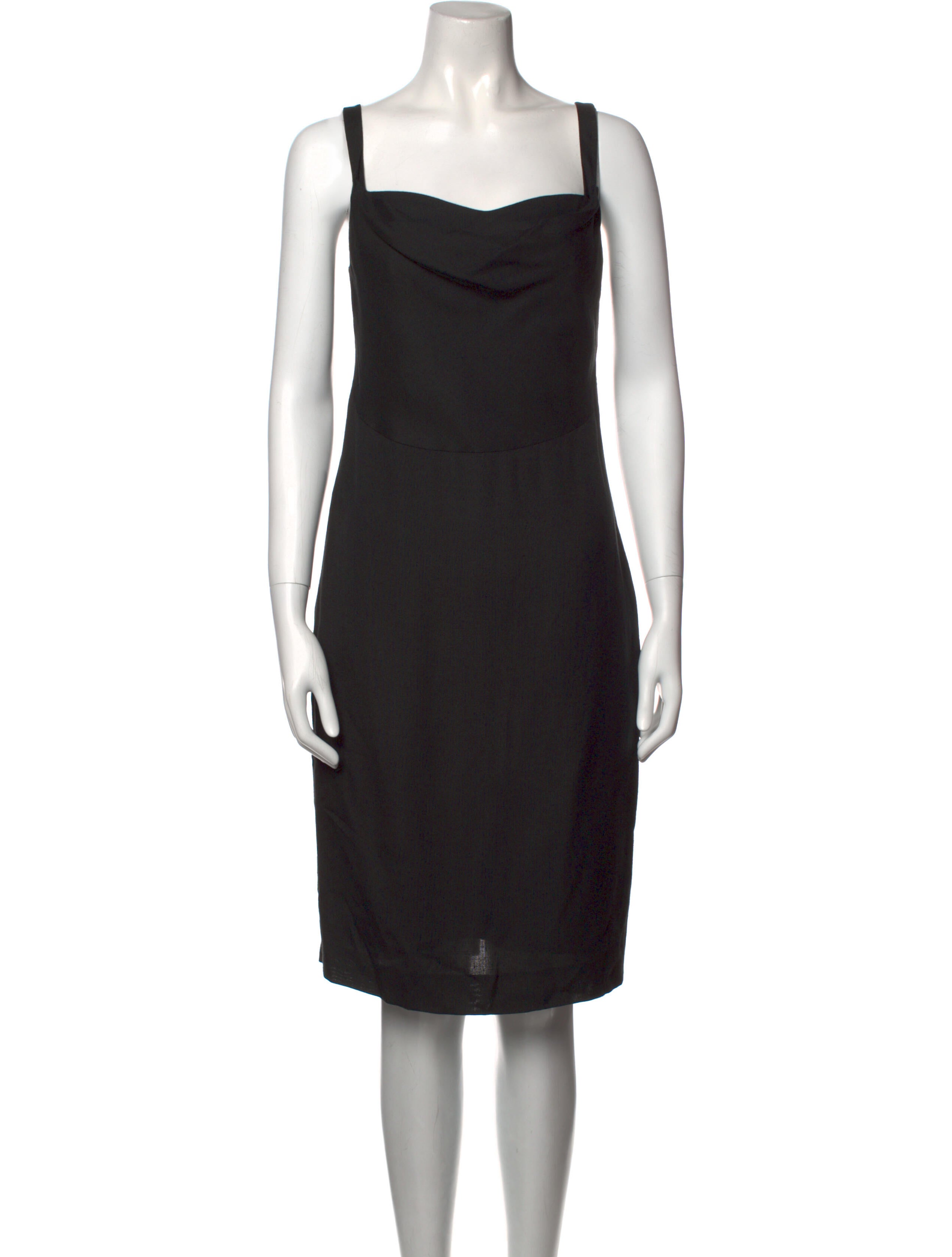 Didier Ludot Cowl Neck Knee-Length Dress