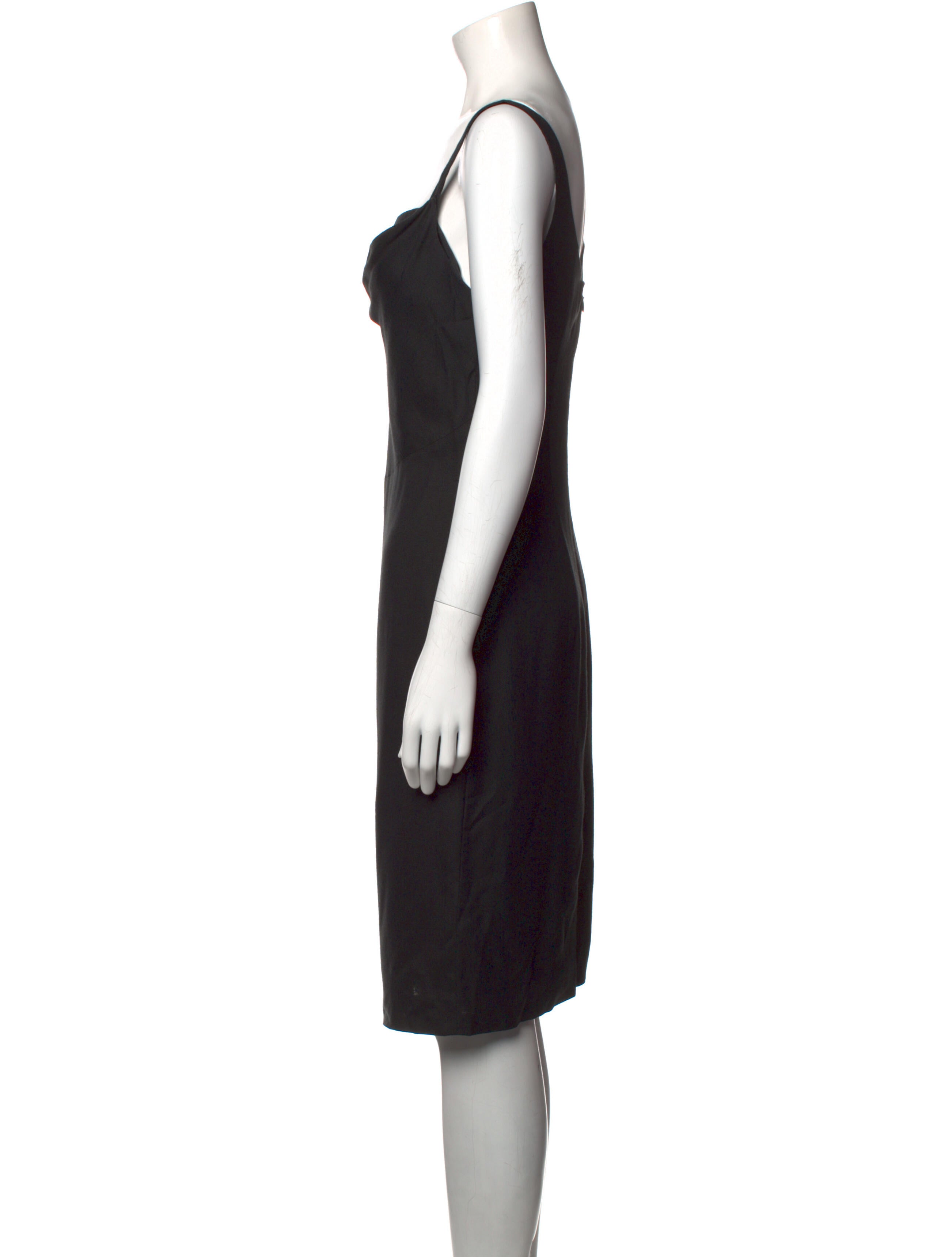 Didier Ludot Cowl Neck Knee-Length Dress