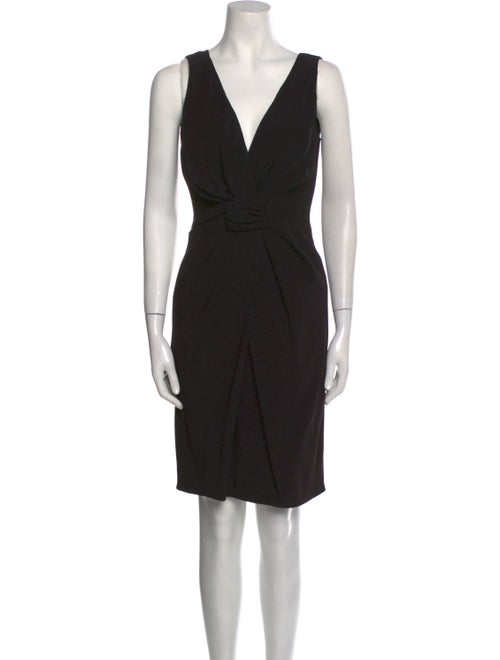 Didier Ludot V-Neck Knee-Length Dress