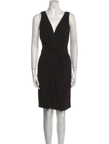 Didier Ludot Dresses V-Neck Knee-Length Dress FR 36 | S