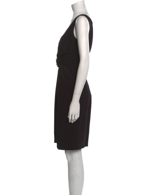 Didier Ludot V-Neck Knee-Length Dress
