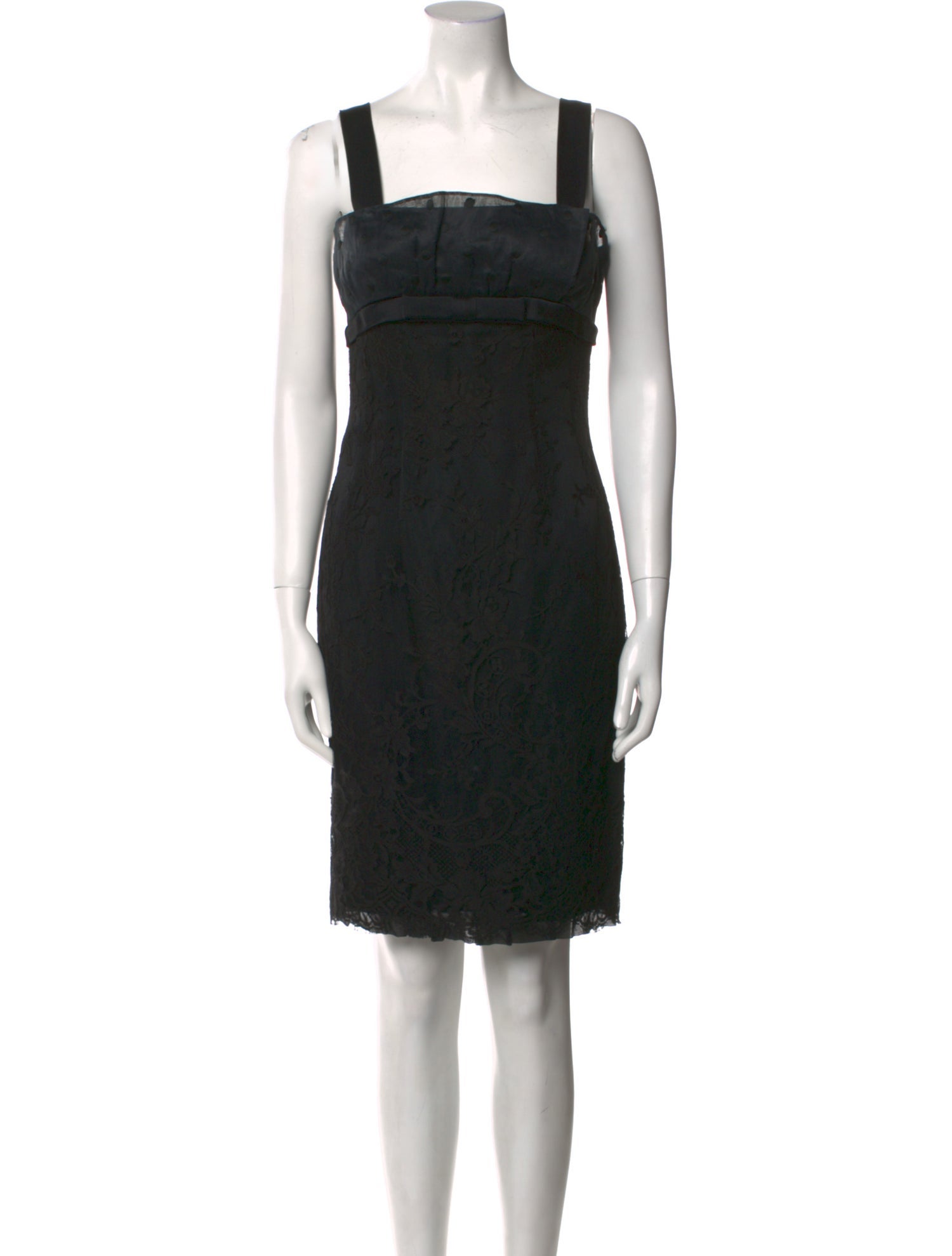 Didier Ludot Silk Knee-Length Dress