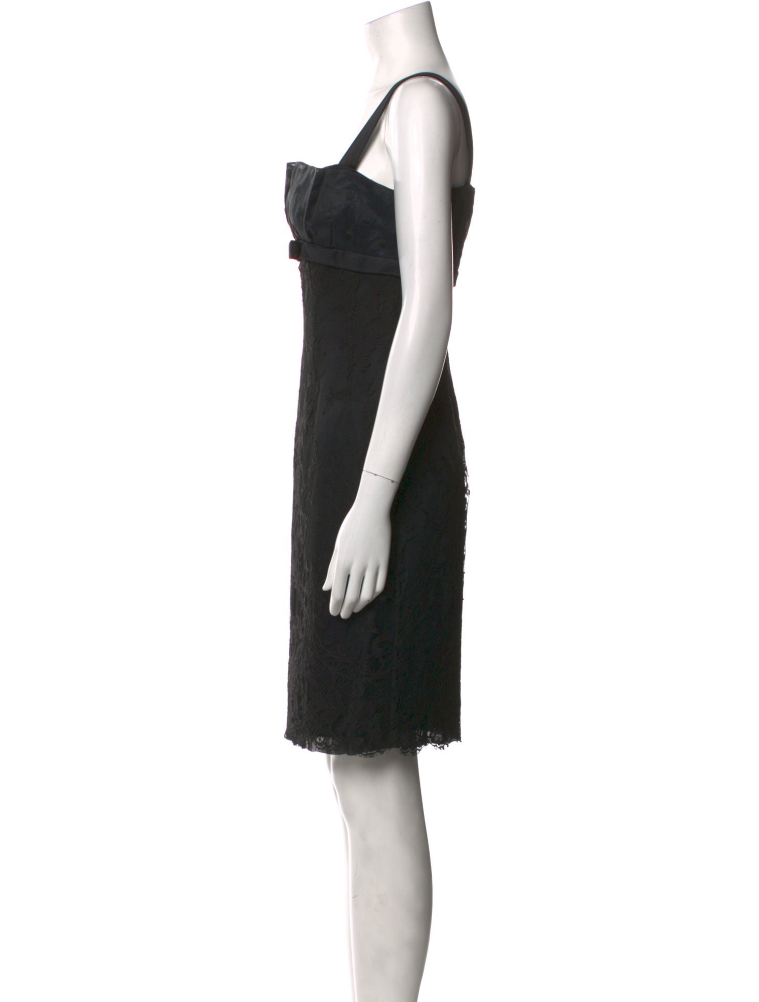Didier Ludot Silk Knee-Length Dress