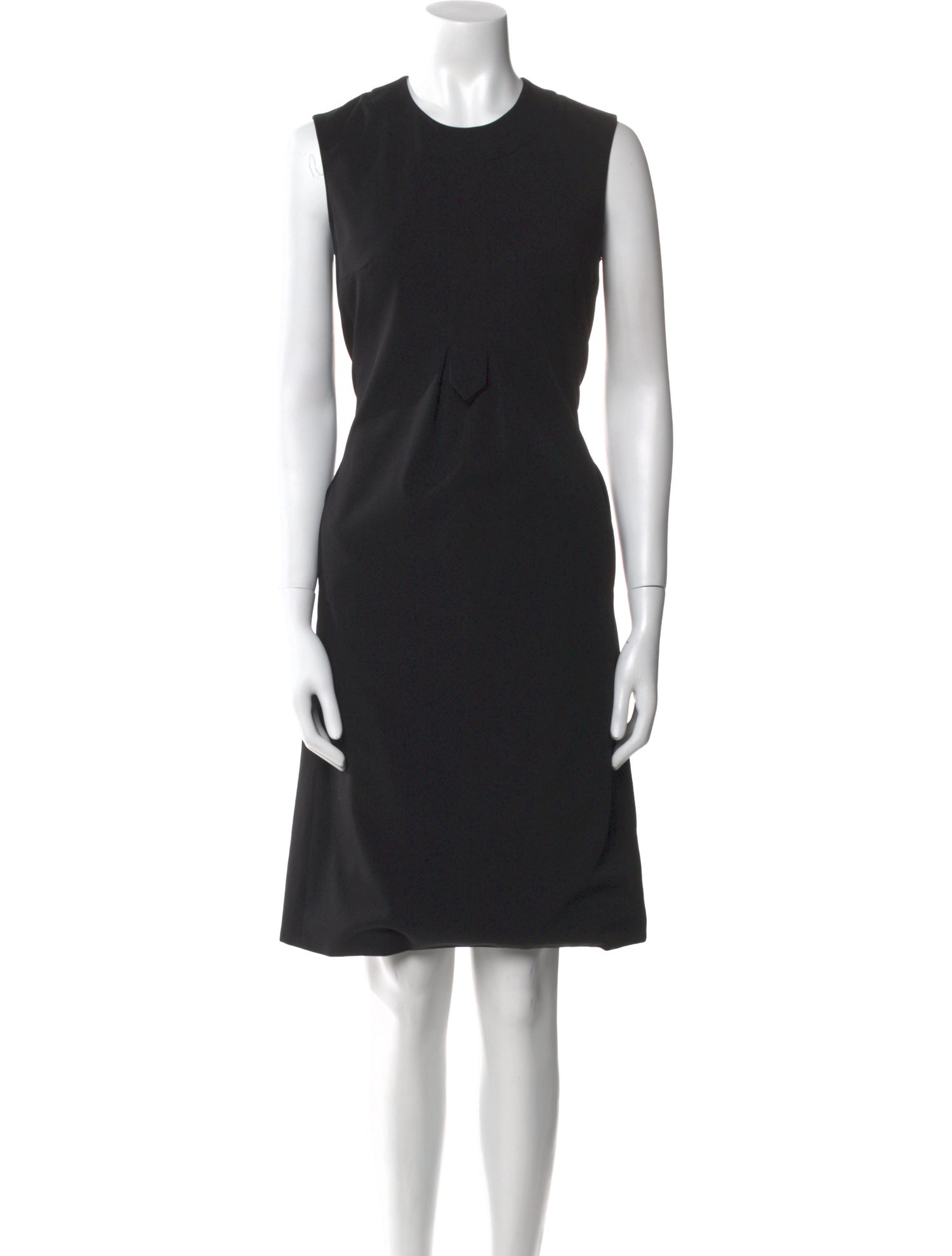 Didier Ludot Wool Knee-Length Dress