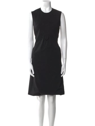 Didier Ludot Wool Knee-Length Dress