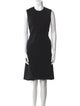Didier Ludot Wool Knee-Length Dress