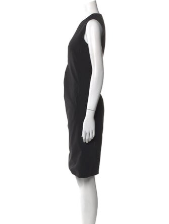 Didier Ludot Wool Knee-Length Dress